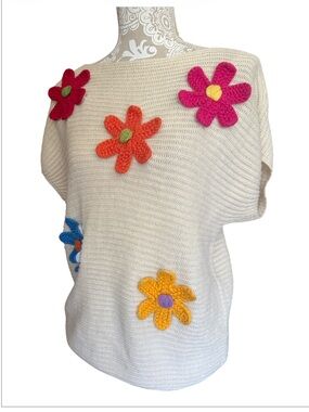 💥3/$12💥Flower sweater tank
